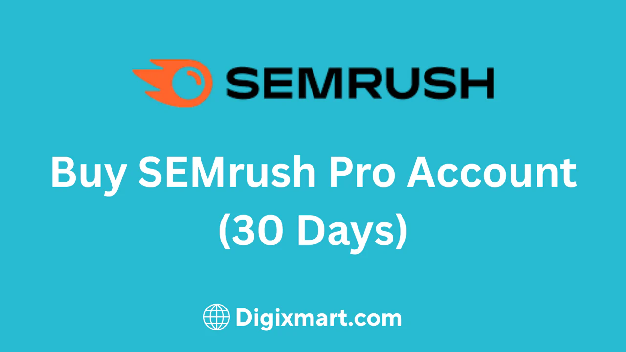 Buy SEMrush 30 Days Account – Keyword & Backlink Research Tool | DigiXMart